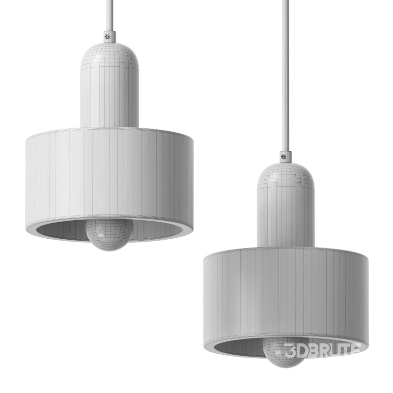 Contemporary Retro Round Pendant Lamp Image 4