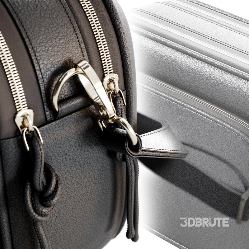 Black leather bag for women Image 10