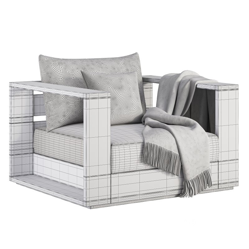 Hayman Teak Swivel Lounge Chair-Harbour Image 7