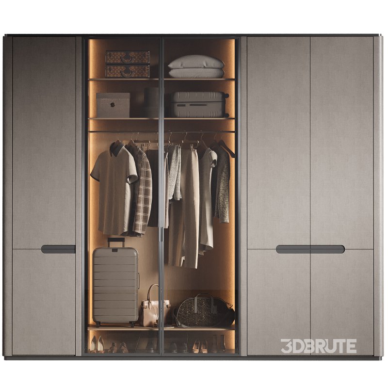 Contemporary Wardrobe Closet 05 Image 3