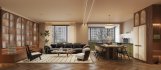 Modern living room and dining room interior scene - Thumbnail 1