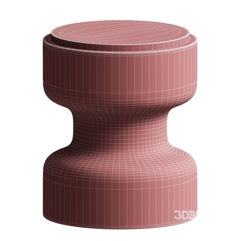 Tivoli Stool in travertine and walnut by Ivan Colominas Image 4