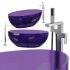 ABBER Kristall AT9702Amethyst washbasin - Thumbnail 3