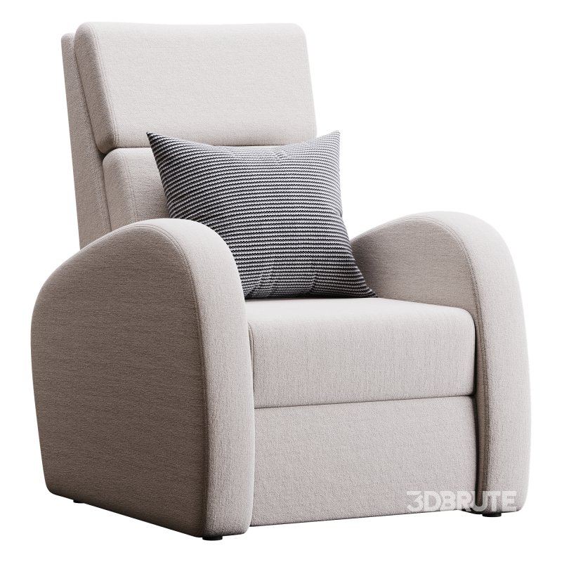 Armchair Seymar Fabric Velutto 01 Image 1