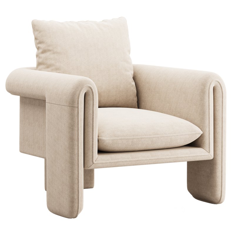 Nordic Olive Armchair Image 1