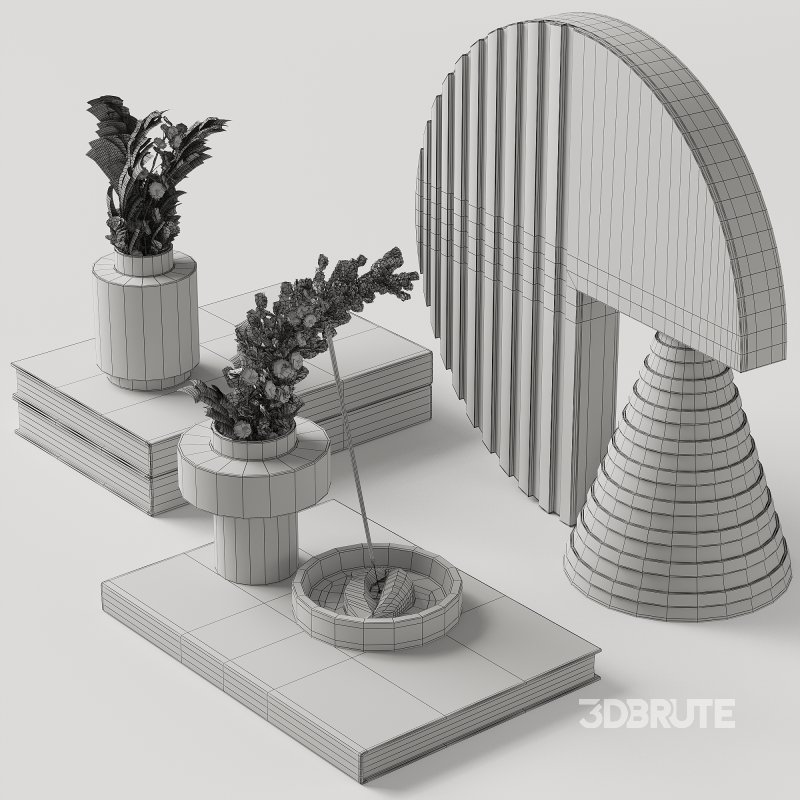 Decorative_set_with_Diego_Olivero_Wood Image 2