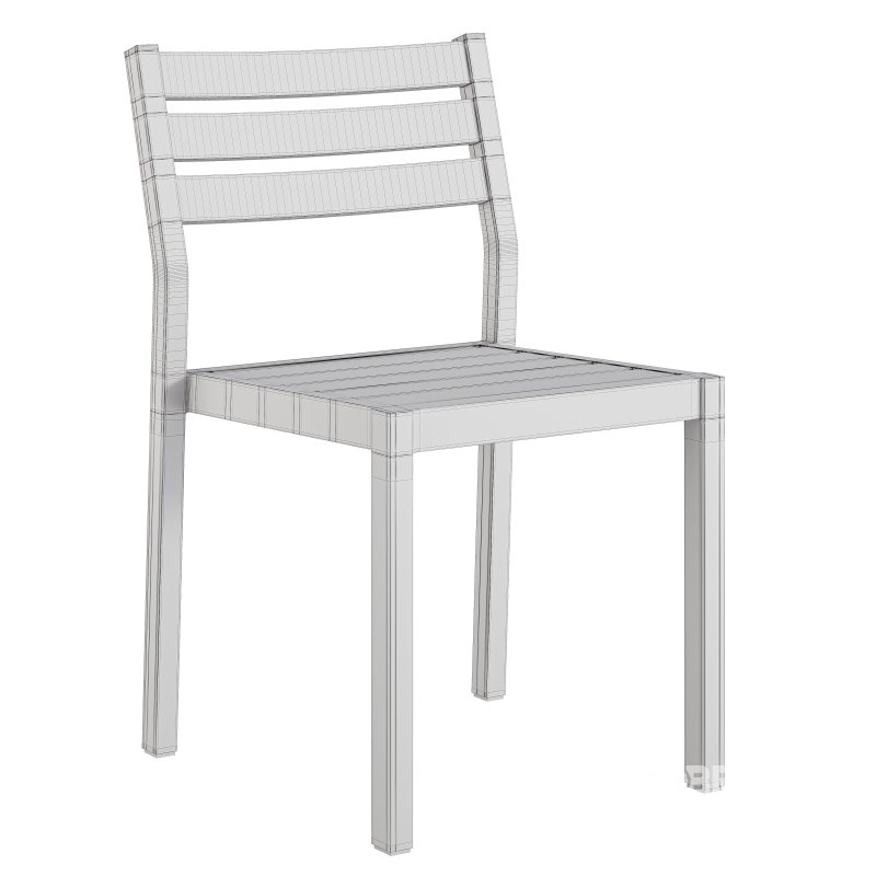 Portside Aluminum Outdoor Stacking Dining Chair-westelm Image 6