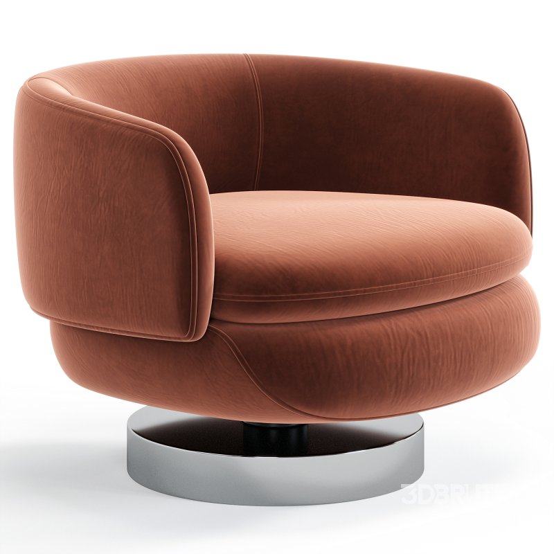 Vivienne Leather Armchair By Minotti Image 5