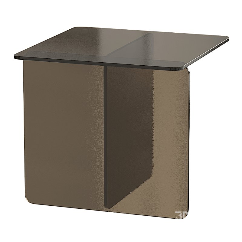 Tempered glass side table Image 5