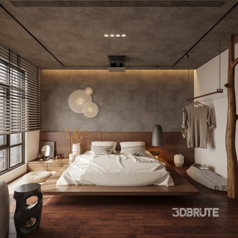 Japanese Living Room Dining Room Bedroom Image 1