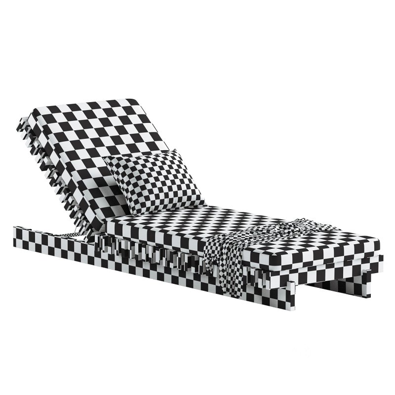 Taiko Stained Teak Outdoor Sun Lounger Image 9