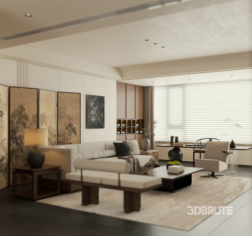 living room dining room kitchen Image 5