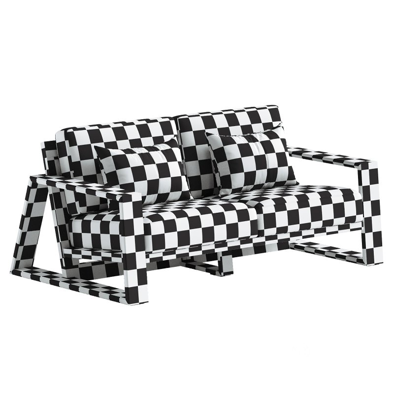 Canyon Outdoor Teak Sofa Image 8