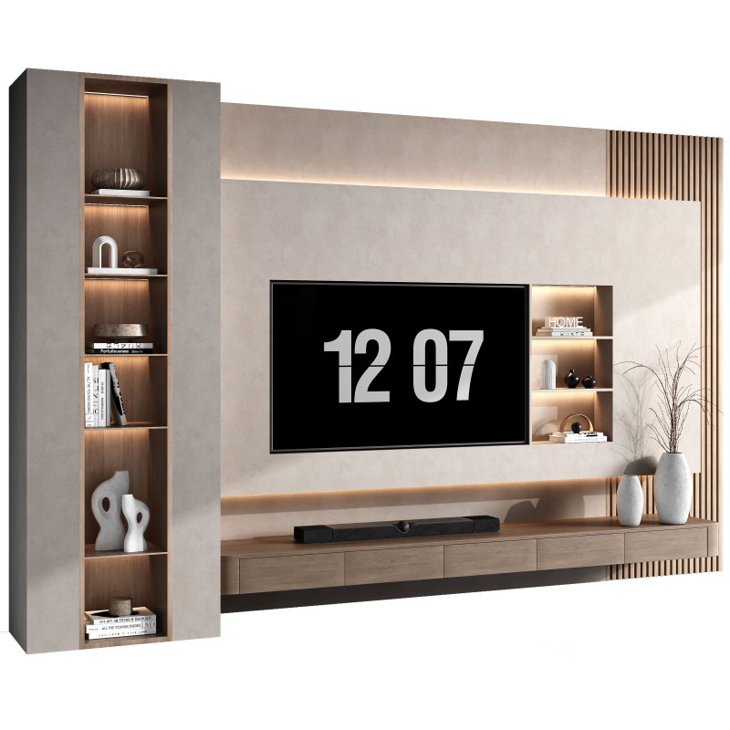 TV Wall-Set 02 Image 2