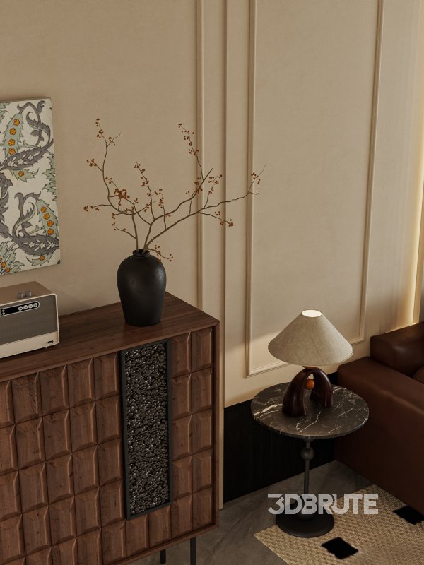 Luxurious living room and dining room kitchen Image 9