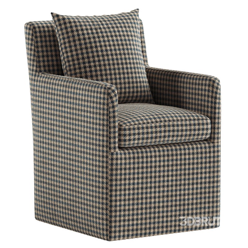 Glenrose Wheeled Dining Armchair Image 2