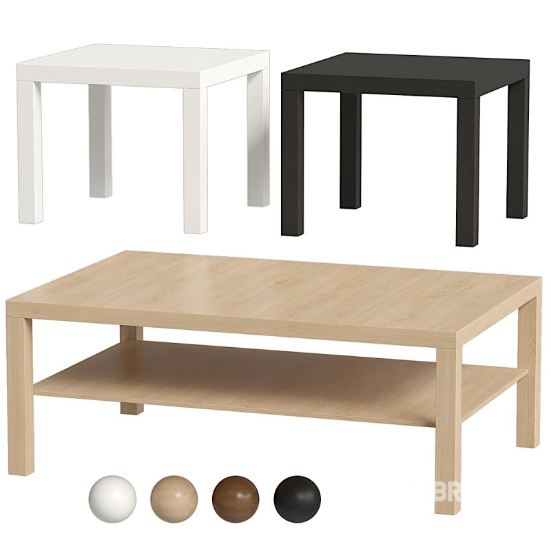 LACK Coffee Table by Ikea 118x78cm 55x55cm Image 3