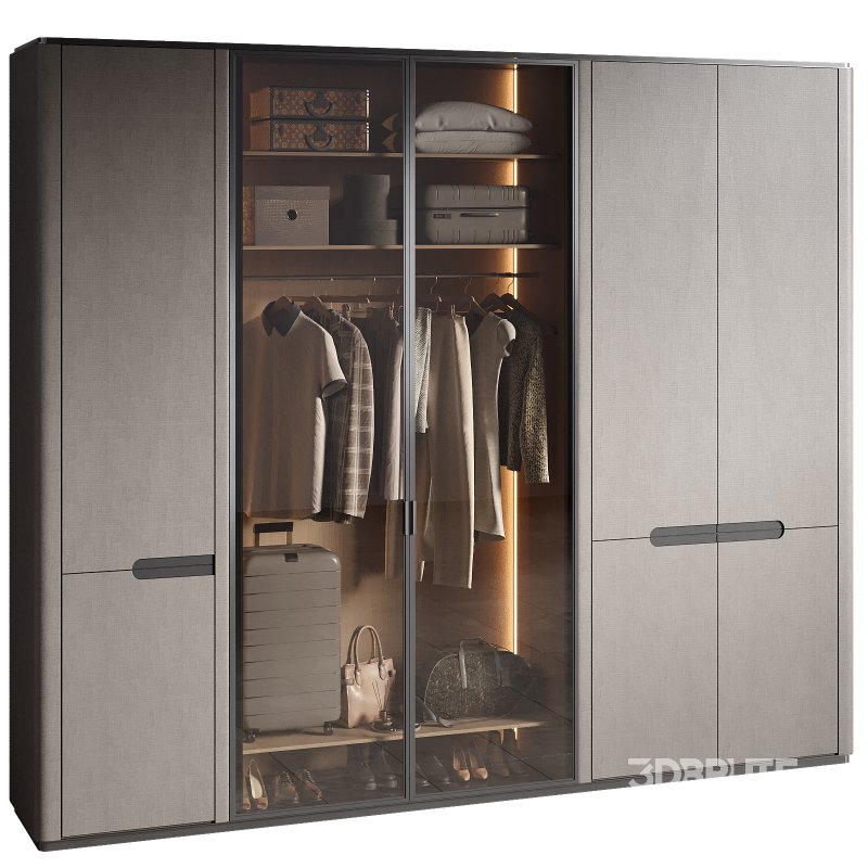 Contemporary Wardrobe Closet 05 Image 1