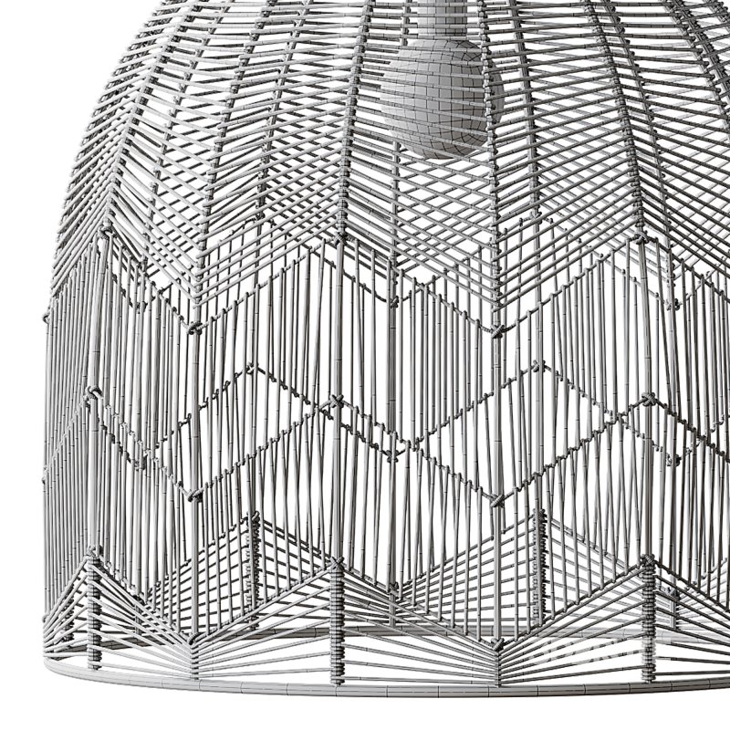 Basket Rattan Pendant Light Shades Image 10