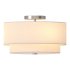 Textile Classic Tiered 977 Semi Flush Ceiling Light - Thumbnail 1