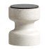 Tivoli Stool in travertine and walnut by Ivan Colominas - Thumbnail 2