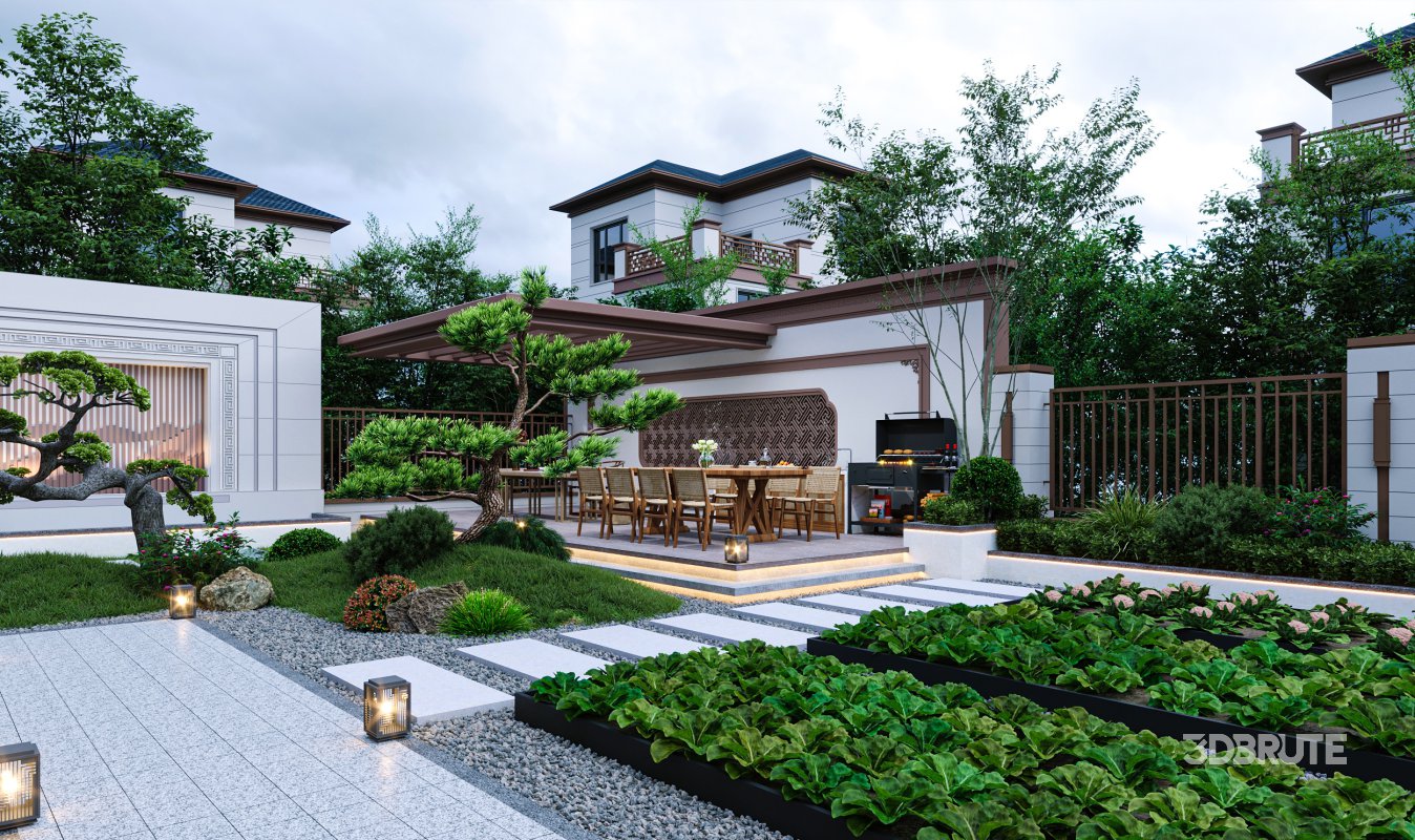 Garden Courtyard Image 1