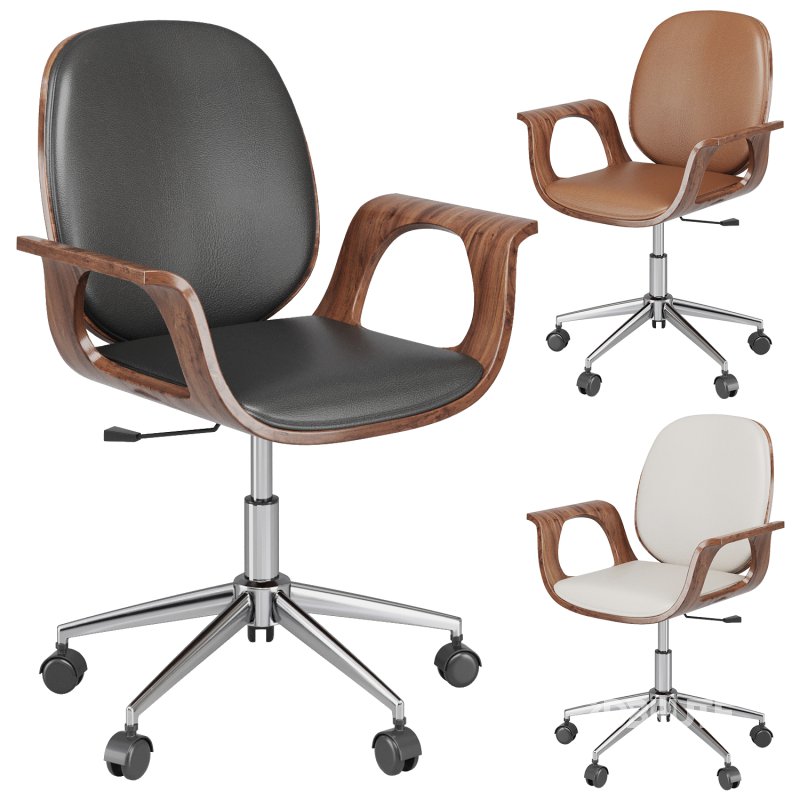 Office Chair Patron Walnut Image 1