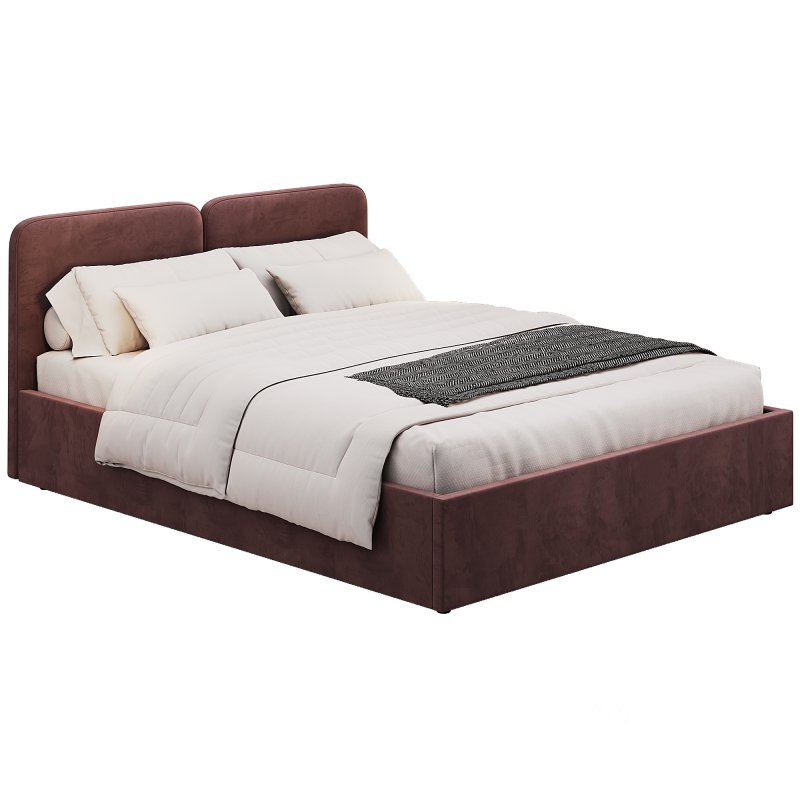 Vilena 160 Velvet Bed By Divan.ru Image 4