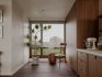 Modern living room and dining room kitchen interior scene - Thumbnail 8
