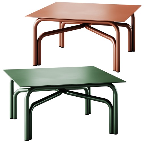 Salo Square Shaped Garden Table by Unopiu