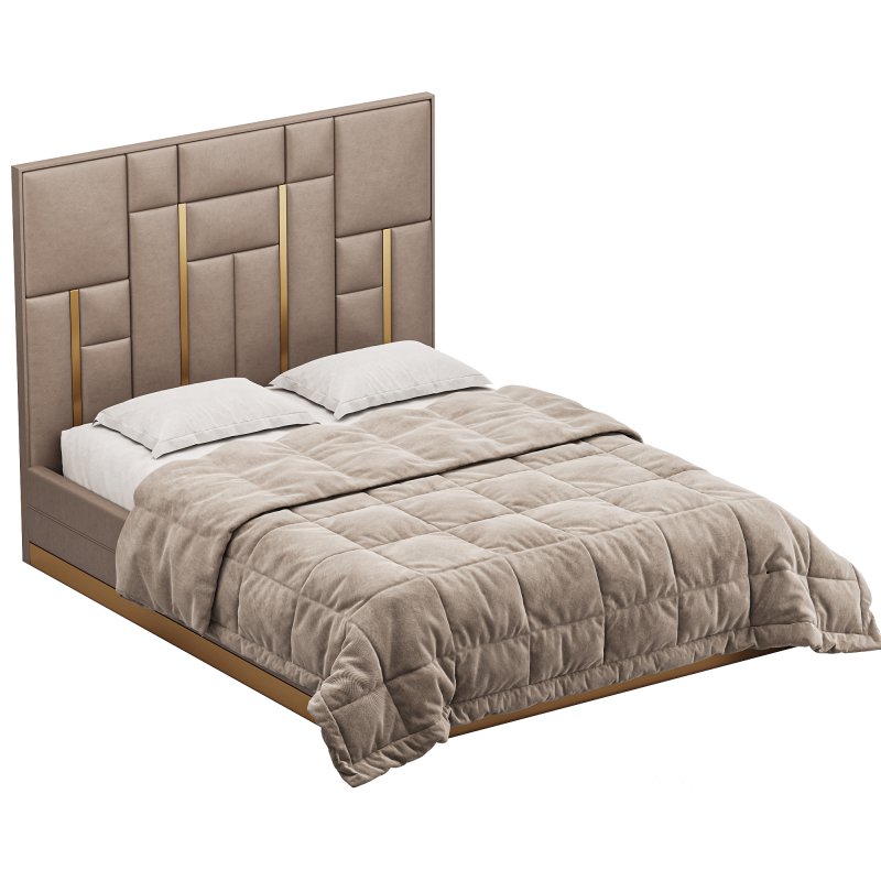 White And Gold BED Image 2