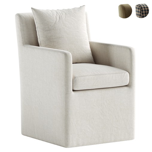 Glenrose Wheeled Dining Armchair