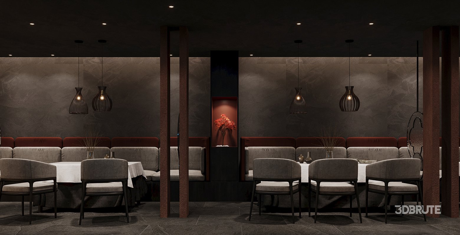 Night Chinese restaurant Image 2