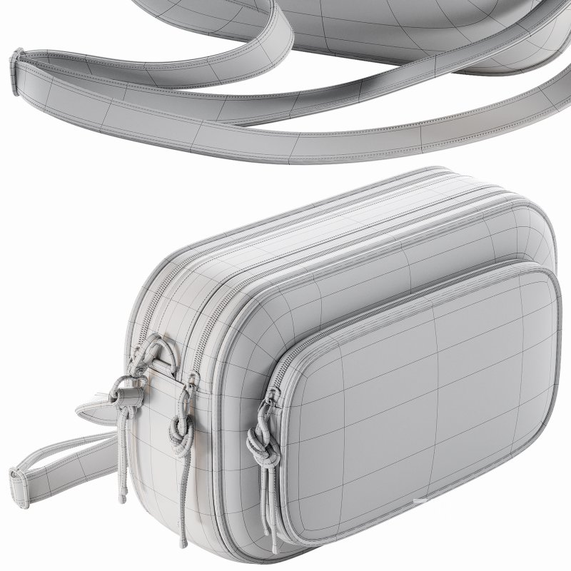 Black leather bag for women Image 5