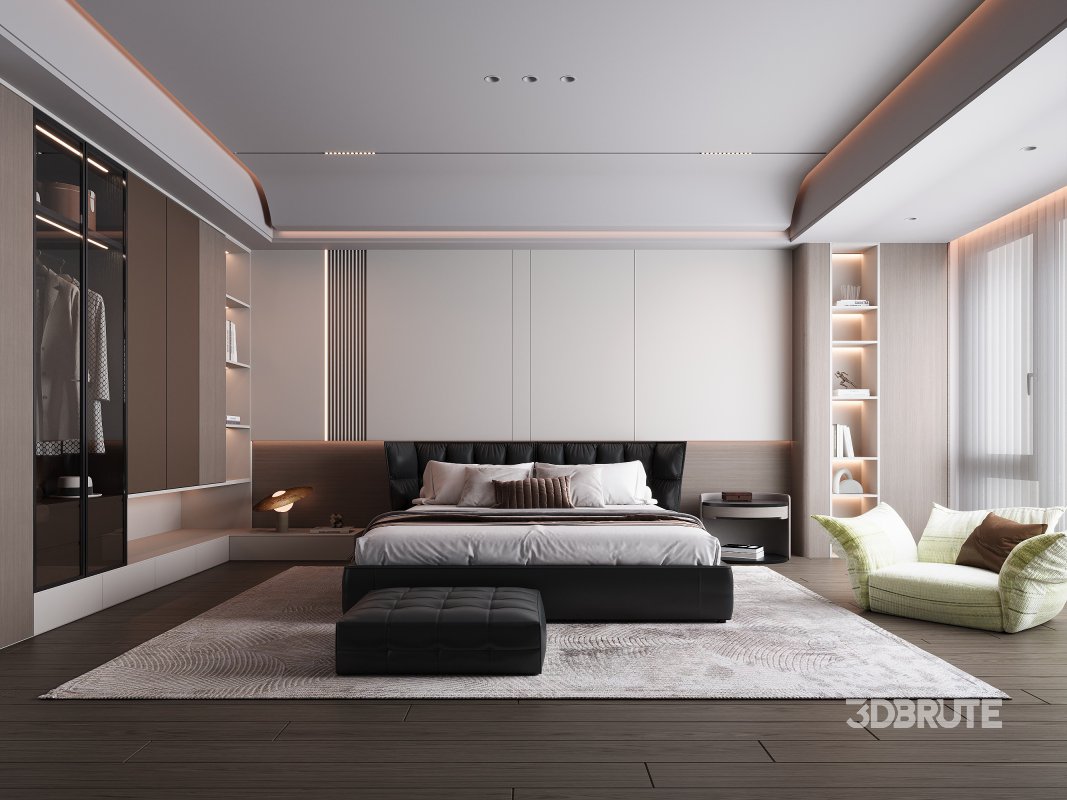 Modern bedroom Image 1