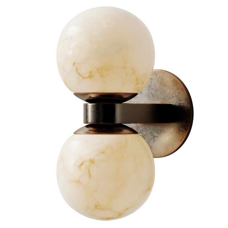 : Dual Globe Sconce Image 2