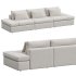 Dream Square Arm Adjustable Sofa - Thumbnail 5