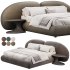 Memoria King Bed By Natuzzi - Thumbnail 3