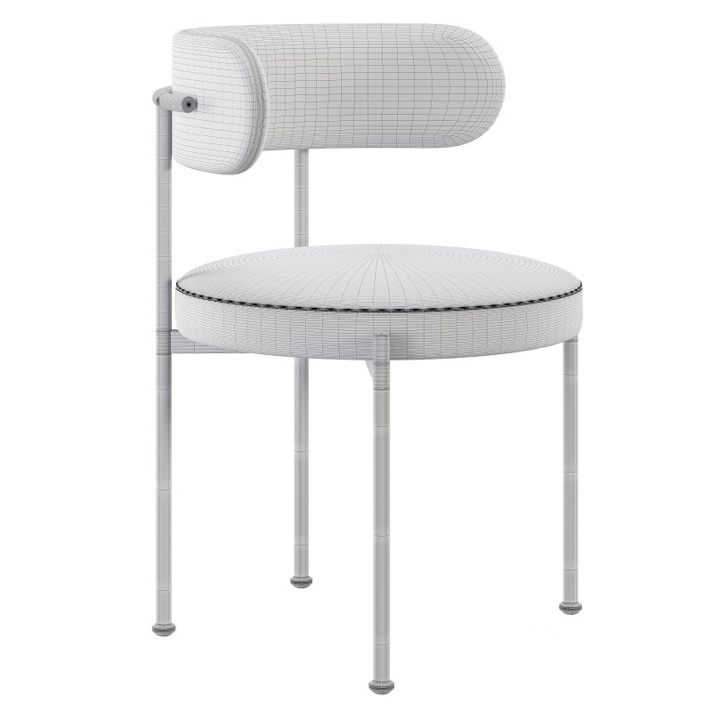 INESSE BOUCLE DINING CHAIR-CB2 Image 7