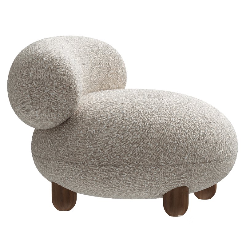 Modern Flock Lounge Chair by NOOM Image 3