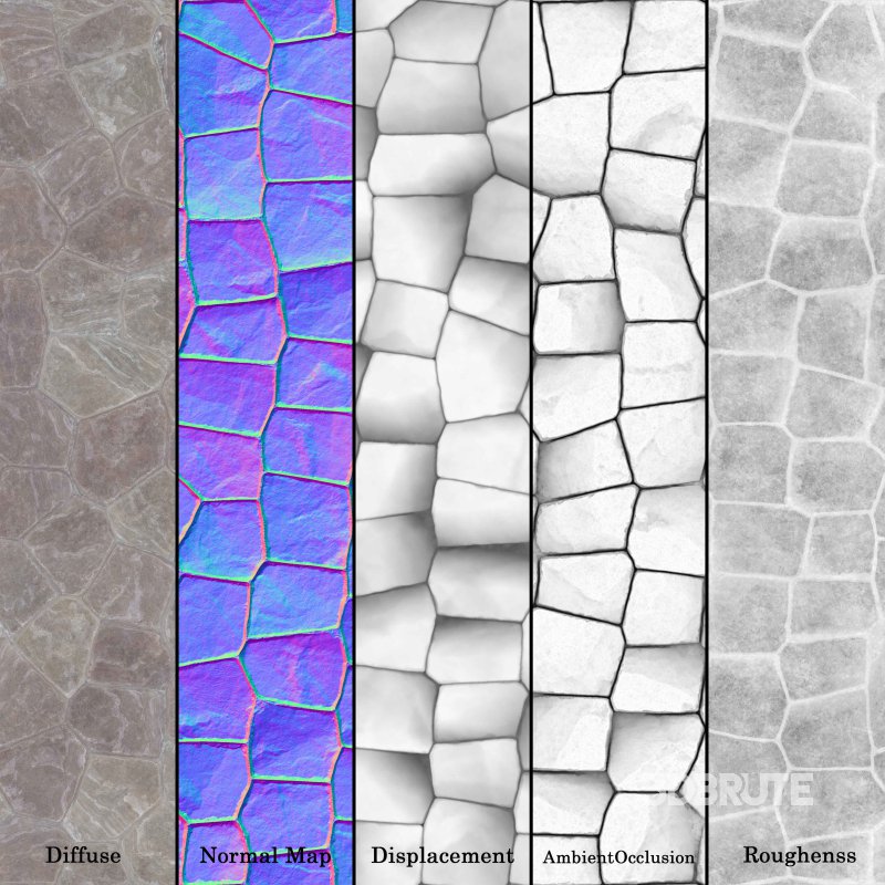 Stone Wall 30 (Seamless) Image 5