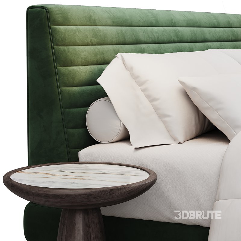 Roger Double Bed By Minotti Image 1