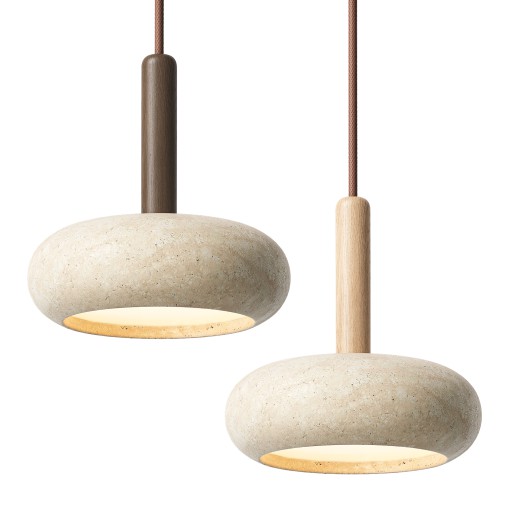 Traditional Japanese Round Wood Pendant Lamps