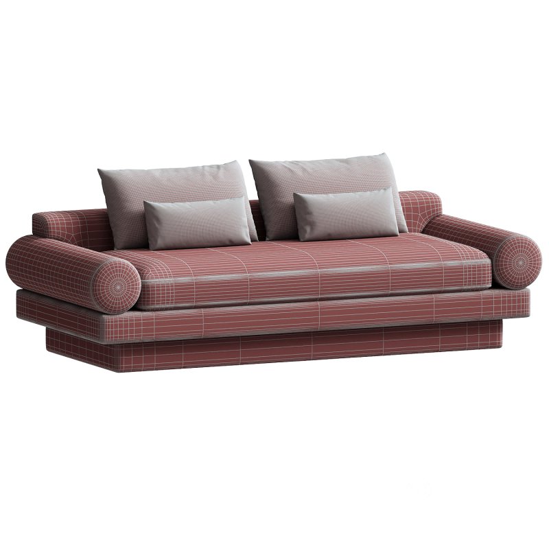 Retro Roll Arm Sofa set Image 2