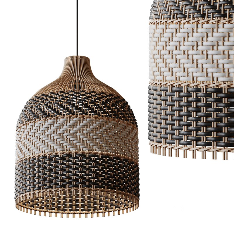 Contemporist Rattan Pendant Light Woven Light Fixture Image 4