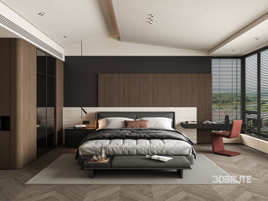 Modern bedroom Image 1