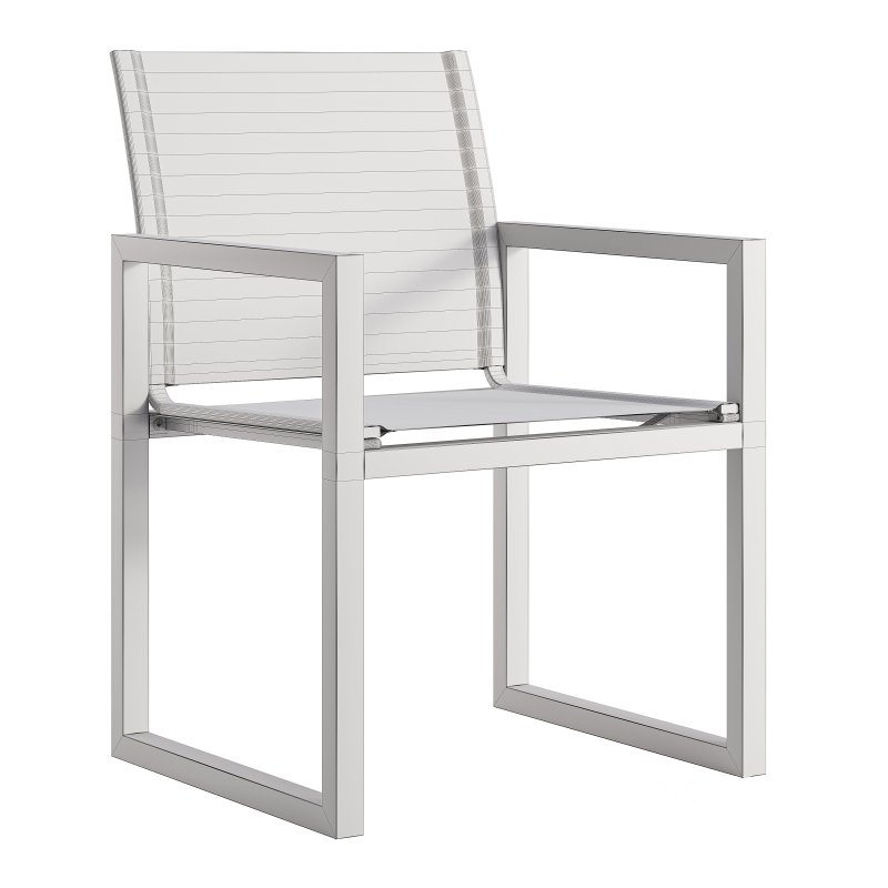 Hayman Teak & Aluminum Dining Chair-harbour Image 7