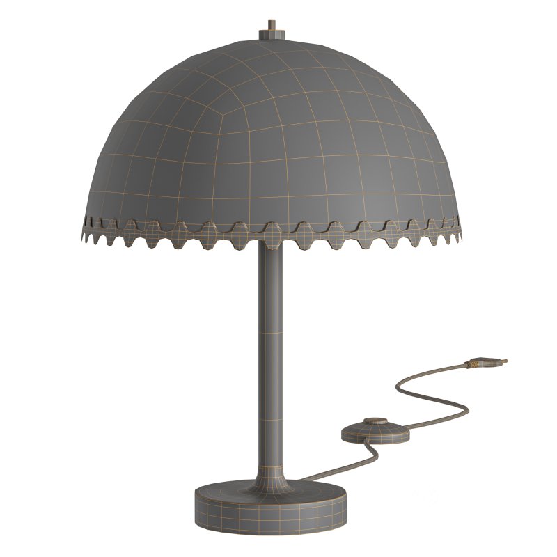 Oceana Black Metal Table Lamp Image 3