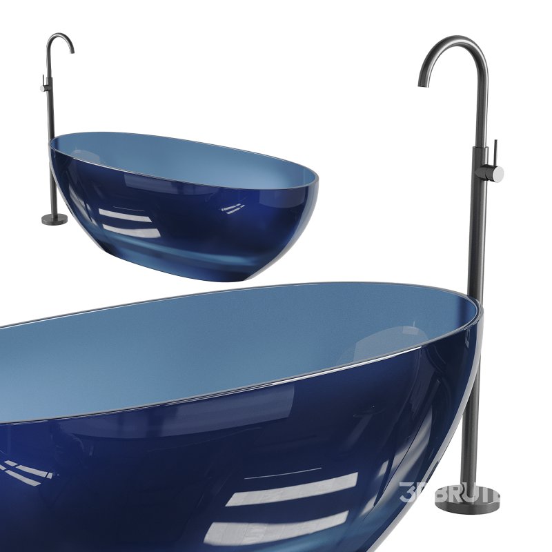 ABBER Kristall AT9703Amber washbasin Image 7