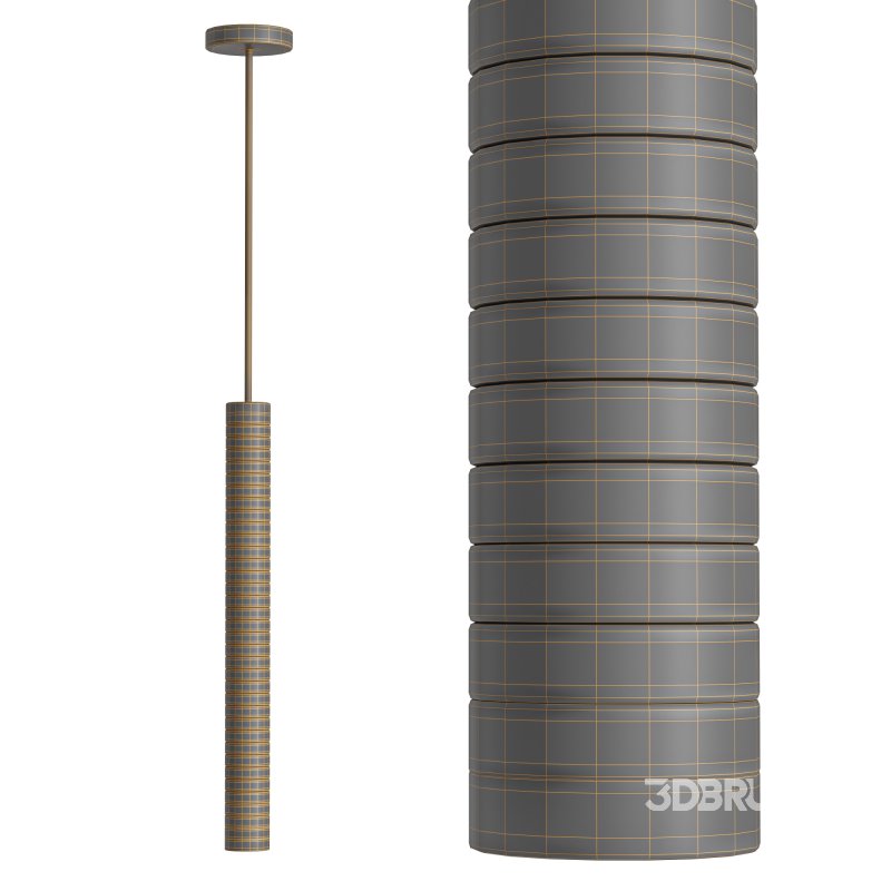 Galet Satin V Pendant Image 6